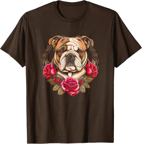 Vista 5 de Día de San Valentín - Camiseta de San Valentín Bulldog Inglés, Negro