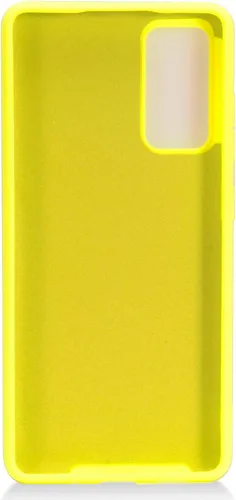 Vista 4 de Para Samsung Galaxy S20 FE 5G (SM-G781) - Funda de silicona Nano - NS1 Amarillo