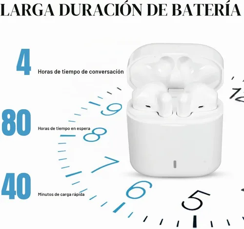 Vista 6 de Yunseity Auriculares con cancelación de ruido, V77 Bluetooth de 5.3 pulgadas con 80 horas de espera, control táctil, auriculares deportivos estéreo