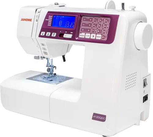 Vista 4 de Janome 4120QDC-G Máquina de coser y acolchar computarizada con kit de edredón adicional