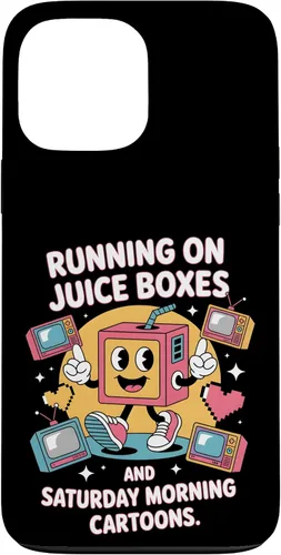 Vista 23 de Cajas de jugo y dibujos animados - Funda retro nostalgia para niños de los 90 para iPhone 16