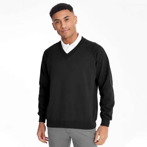 Vista 2 de Colorsure - Sudadera con cuello en V para hombre