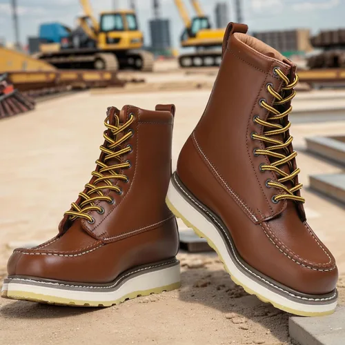 Vista 3 de HANDPOINT Botas de trabajo clásicas de 6"/8" con punta suave para hombre 84994/86994
