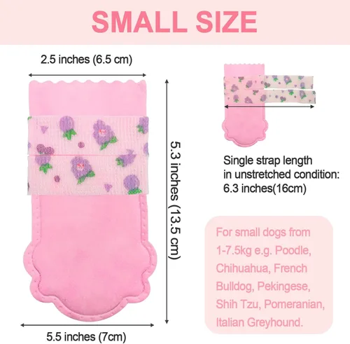 Vista 2 de 20 zapatos para perro, zapatos transpirables de doble capa para perro, protector de pata de perro, botines para perro para evitar lamer, botines