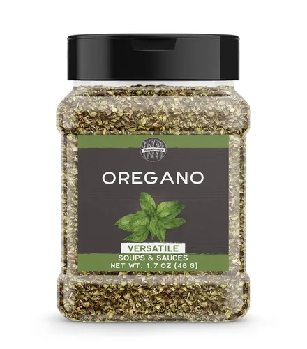 Vista 5 de Birch & Meadow Orégano, 12.8 oz, ingrediente versátil, rico sabor, hojas secas