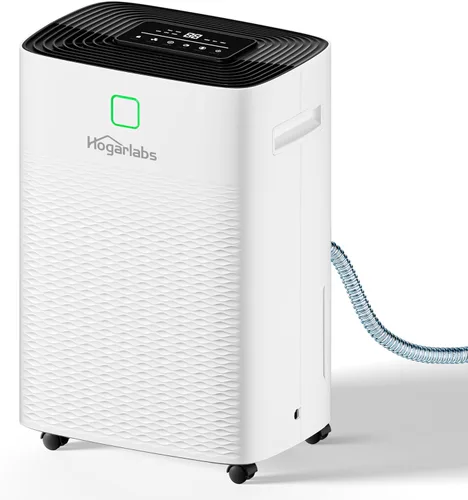 Vista 11 de HOGARLABS Deshumidificadores de 30 pintas para el hogar y sótanos, con 3 modos de funcionamiento, protección contra desbordamiento y apagado