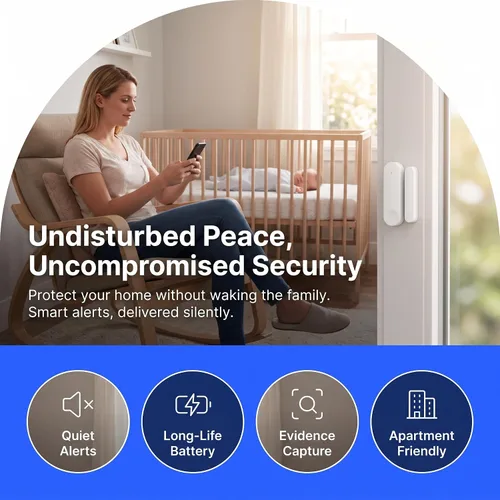 Vista 4 de Sensores de puerta inteligentes WiFi que alertan a tu teléfono