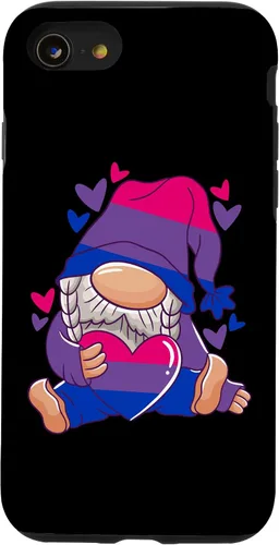 Vista 13 de Funda de bandera bisexual para iPhone 14 Pro Max Gnomo bisexualidad Bisexual Orgullo Bisexual