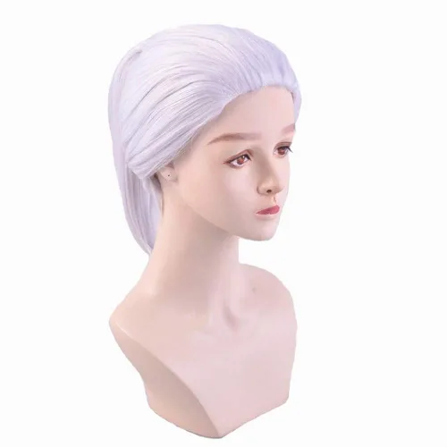 Vista 3 de SUNXXCOS Fibra de alta temperatura para hombres y mujeres para fiestas masculinas de Halloween, Kimetsu no Yaiba, pelucas cortas de cosplay