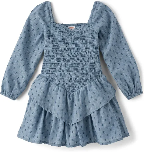 Vista 11 de Gymboree Vestidos escalonados de manga larga para niñas y niños pequeños Sugar Beet