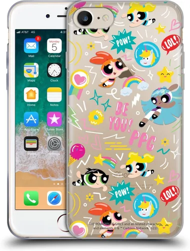 Vista 47 de Head Case Designs Funda de gel suave con licencia oficial de The Powerpuff Girls Blossom Graphics compatible con Apple iPhone 7 Plus/iPhone 8 Plus