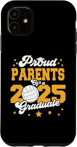 Vista 8 de iPhone 16 Parents of a 2025 Graduate Prom Graduation 25 VolleyBall Case