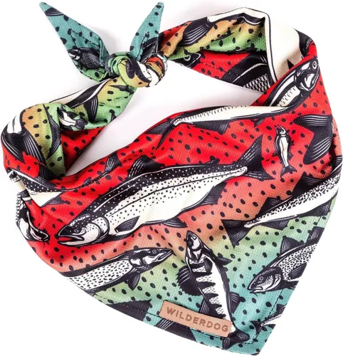 Vista 10 de Wilderdog Bandana para perro con material ligero de malla de mezcla de poliéster de secado rápido en agave