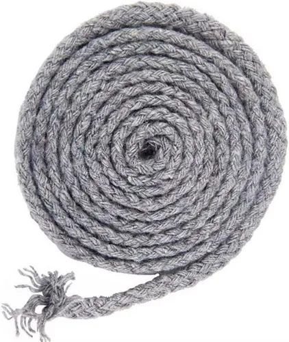 Vista 41 de 5 mm * 295 pies de cuerda de macramé de algodón natural de 8 hebras trenzadas para manualidades de ganchillo, hilo para colgar en la pared y Lgn