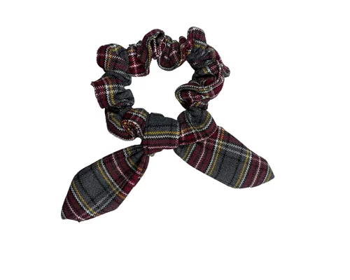Vista 19 de Back to School/Uniform Plaid Scrunchie bunny ear Bowknot/School Uniform Plaid/Ponytail Bow Scrunchie/Plaid Accessories (Plaid 42-Bernards)