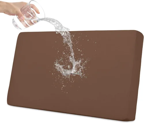 Vista 73 de Easy-Going Funda de cojín 100% impermeable para asiento de sofá, funda de cojín elástica de muebles, para niños, mascotas, cojín de sofá biplaza