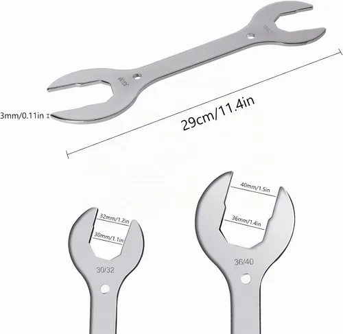 Vista 3 de Top-spring 4 en 1 Llave de auriculares de bicicleta Llave Herramienta de reparación múltiple para bicicleta