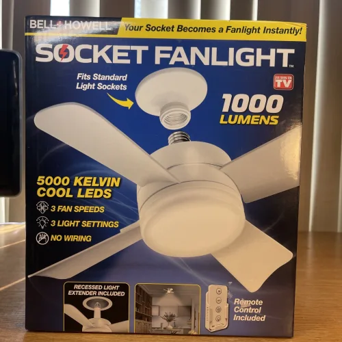 Vista 6 de Socket Fan Light Unitario