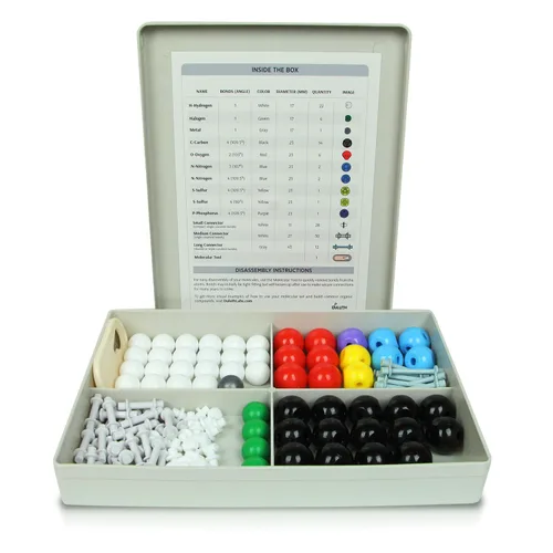 Vista 2 de Kit de estudiante modelo de química orgánica - (125 piezas) - MM-003