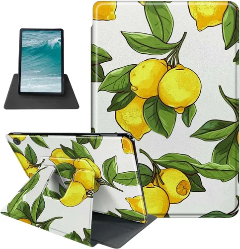 Vista 29 de Rossy Funda para tablet Kindle Fire HD 8 y Fire HD 8 Plus (12ª/10ª generación 2022/2020) + protector de pantalla giratorio de 360 grados, funda