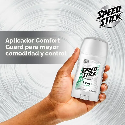Vista 6 de Speed Stick Desodorante para hombre, fresco, 3 onzas, paquete de 4