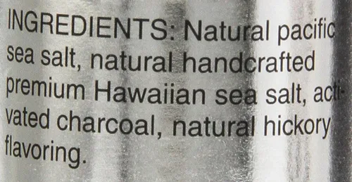 Vista 3 de Salty Wahine Gourmet Hawaiian Sea Salts, Lava negra, 4 onzas