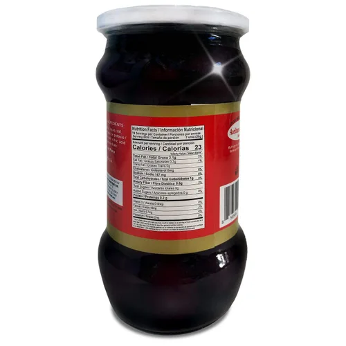 Vista 3 de Peru Chef Aceitunas de Botija (Aceitunas Negras Peruanas) 20 oz
