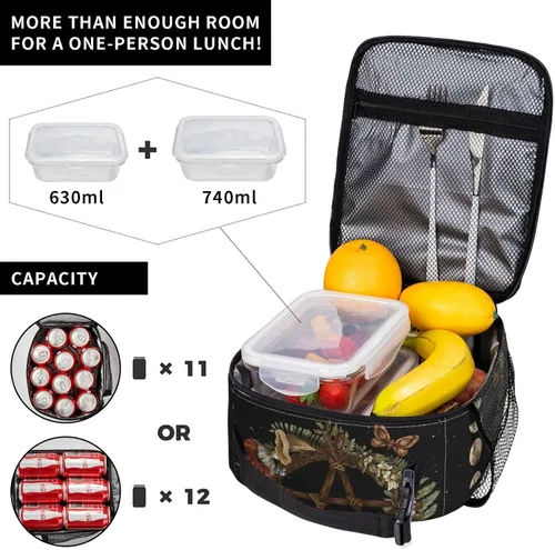 Vista 48 de Gianlaima Fiambrera aislada de fútbol americano para mujeres y hombres, bolsa de almuerzo portátil reutilizable para oficina, trabajo, viajes