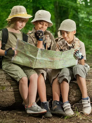 Vista 5 de Geyoga 12 pares de guantes de ciclismo antideslizantes de gel para niños, guantes de ciclismo para niños de verano, para montar al aire libre, 5-8