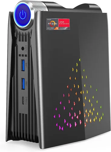 Vista 8 de KAMRUI Cliente delgado Mini PC 11.º Intel 4-Core i5-1135G7 Iris Xe Graphics 16GB DDR4 RAM 1TB NVMe SSD WiFi AX BT HDMI DP Thunderbolt4 RJ-45 Huella