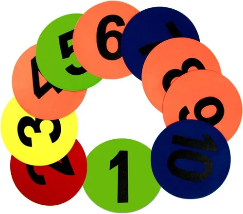 Vista 12 de GSi Non-Slip Floor Spot Markers for Sports, Therapy & Classroom