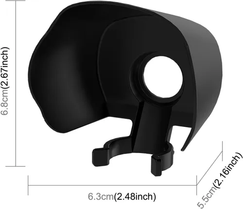 Vista 2 de Parasol para lente de cámara DJI Osmo Pocket 3, PULUZ Parasol cubierta protectora para DJI Osmo Pocket 3 Accesorios