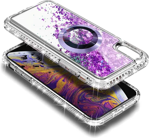 Vista 3 de NGB Supremacy Funda magnética para iPhone XR [compatible con Magsafe] con [protector de pantalla de vidrio templado/cordón para la muñeca], bonita
