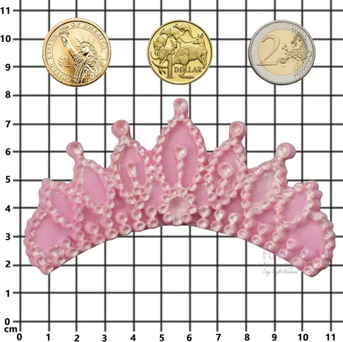 Vista 5 de Funshowcase Crown Queen - Molde de silicona para Sugarcraft, decoración de cupcakes, joyas, arcilla polimérica, proyectos de manualidades