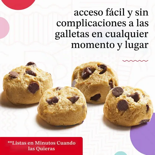 Vista 6 de David's Cookies - Masa de galletas congeladas sin gluten con chispas de chocolate, 64