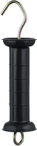 Vista 5 de FENSMILE - Manija de puerta de plástico para valla aislada, mango de puerta de valla eléctrica, 5 piezas, color negro