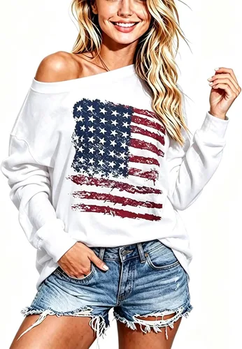 Vista 22 de Sudadera holgada de manga larga con hombros descubiertos para mujer de Halloween Gorro de Navidad negro