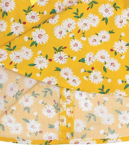 Vista 121 de Vestido de verano para niña, de algodón, con diseño floral