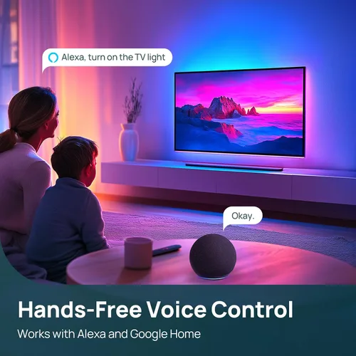 Vista 8 de Linkind Caja de sincronización HDMI 2.0, retroiluminación inteligente AI LumiSync Technology ET6, compatible con 4K @60Hz, retroiluminación LED