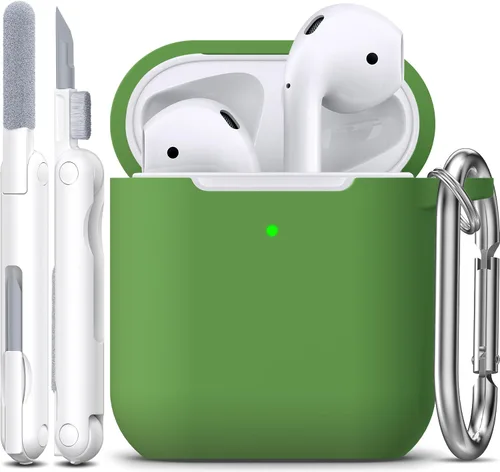 Vista 141 de R-fun for AirPods 2nd/1st Case Silicone Cover, Banana Violet Violeta plátano
