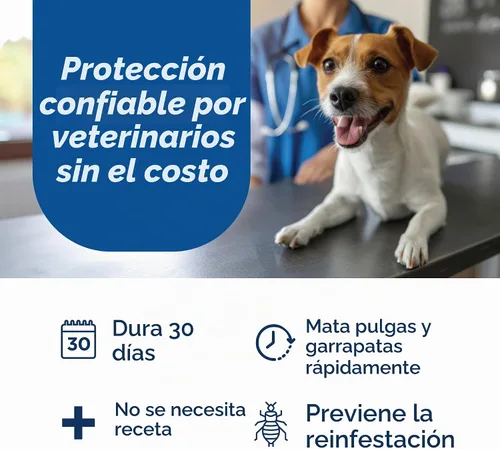 Vista 5 de Tópico Tevrapet FirstAct Plus contra pulgas y garrapatas para perros
