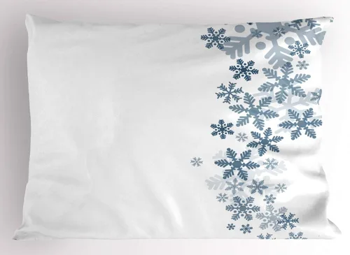 Vista 88 de Lunarable Juego de 2 fundas para almohada de otoño, tema vintage otoñal con estilo granja, ilustración de flores silvestres, artículo de cama
