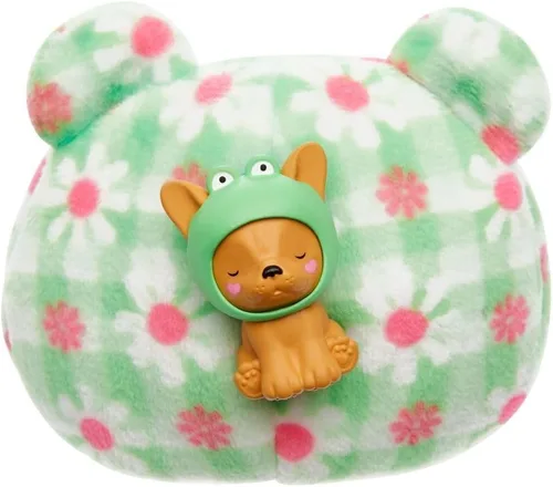 Vista 4 de Muñeca Barbie Cutie Reveal Chelsea y accesorios, disfraz de peluche de animal y 6 sorpresas que incluyen cambio de color, cachorro como rana