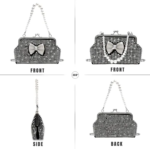 Vista 2 de Lostars Evening Clutch Purses for Women Clutch Evening Bag for Wedding and Party