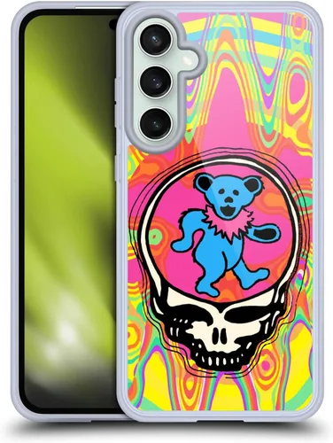 Vista 122 de Head Case Designs Funda de gel con licencia oficial de Grateful Dead Bear Trends [protección de grado militar] compatible con Google Pixel 3