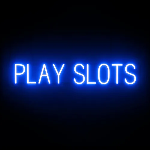Vista 18 de SpellBrite Letrero de WIN CASH para empresas Ranuras y letreros relacionados con juegos con aspecto de neón, luz LED azul 17.5 x 15.0 pulgadas
