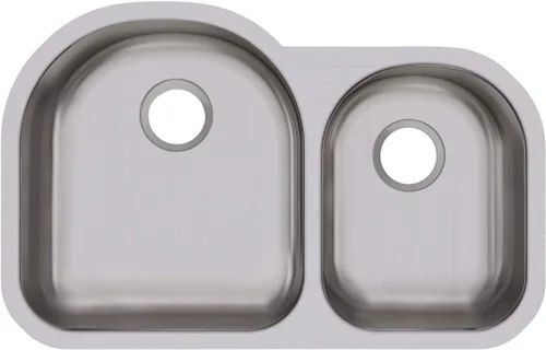 Vista 11 de Dayton DCFU3118 - Fregadero de acero inoxidable con doble cuenco