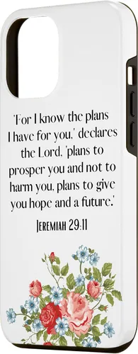 Vista 2 de Funda para iPhone 12 Pro Max I Know The Plans I Have For You Says The Lord Jeremiah 29:11