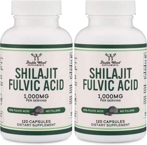 Vista 8 de Shilajit puro del Himalaya en cápsulas (20% de suplemento de ácido fúlvico) 1,000mg de extracto auténtico de Shilajit por porción, 120