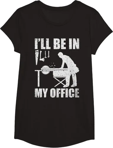 Vista 6 de Camiseta divertida de manga corta para hombre, carpintería, carpintería, carpintería, regalo Negro